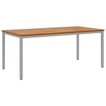 vidaXL Ensemble de salle à manger de jardin 5 pièces en bois d'acacia et métal