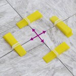 vidaXL Clips de nivellement de carreaux 2500 Pièces 2 mm