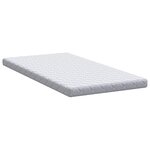 vidaXL Matelas avec Couche de Coco Blanc 200 x 100 cm Mousse PU