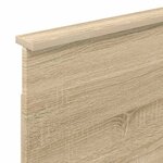 vidaXL Tête de lit Chêne Sonoma 80 cm Bois d'ingénierie