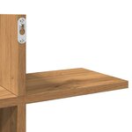 vidaXL Étagère murale chêne artisanal 124 5x18x60 5 cm bois ingénierie