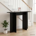 vidaXL Table console Chêne noir 100 x 30 x 75 cm Bois d'ingénierie