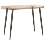 vidaXL Pieds de table console forme conique 4 pièces Anthracite 72-73 cm Acier