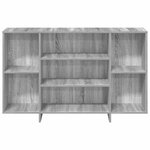 vidaXL Buffet sonoma gris 120x30x75 cm bois d'ingénierie