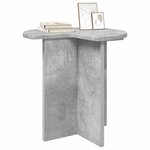 vidaXL Table d'appoint Gris béton Ø 39 x 38 cm Bois d'ingénierie