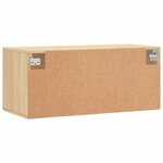 vidaXL Armoire murale chêne sonoma 80x36 5x35 cm bois d'ingénierie