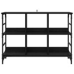vidaXL Buffet Chêne noir 102 x 32 x 73 5 cm