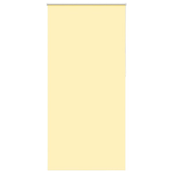 vidaXL Store enrouleur occultant jaune largeur du tissu 85 7 cm