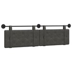 vidaXL Tête de lit suspendue PU antique