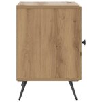 vidaXL Cabinet de chevet Chêne artisanal 43 x 34 5 x 50 cm