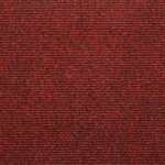 vidaXL Tapis d'escalier autocollants 15 Pièces 65x22 5x3 5 cm Rouge