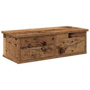 vidaXL Armoire murale vieux bois 60x26x18 5 cm bois d'ingénierie