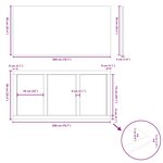vidaXL Dessus de bureau marron clair bois chêne massif rectangulaire
