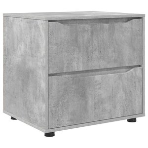 vidaXL Armoire de rangement Gris béton 60 x 48 x 57 cm