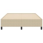 vidaXL Cadre de lit Vert gris 140 x 190 cm Tissu en velours côtelé