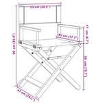 vidaXL Chaises de jardin pliables lot de 8 blanc crème tissu