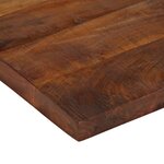 vidaXL Dessus de table 80x50x2 5 cm rectangulaire bois massif récupéré