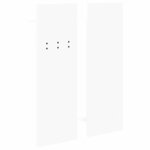 vidaXL Porte-manteau mural Blanc 70 x 10 x 90 cm Bois d'ingénierie