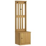 vidaXL Portemanteau SANDNES 45x40x159 5 cm bois massif pin