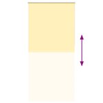 vidaXL Store enrouleur occultant jaune largeur du tissu 100 7 cm