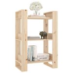 vidaXL Bibliothèque/Séparateur de pièce 60x35x91 cm pin massif
