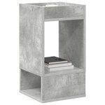 vidaXL Table d'appoint 2 Pièces Gris béton 30 x 30 x 56 cm