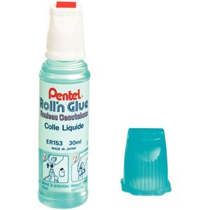 PENTEL Colle synthétique transparente flacon roulette 30ml