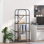 vidaXL Étagère chêne artisanal 60 x 30 x 146 cm Bois d'ingénierie