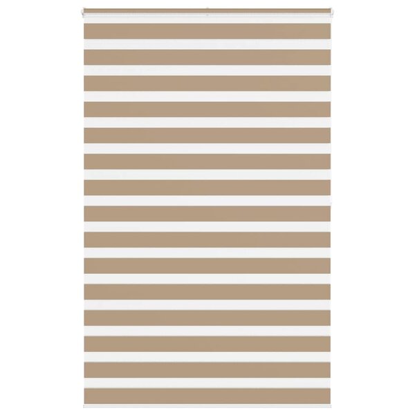 vidaXL Store zèbre marron sable largeur du tissu 140 9 cm polyester