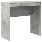vidaXL Bureau d'écriture moderne Gris béton