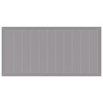 vidaXL Ensemble de dîner de jardin 9 pièces avec coussins Gris clair Poly Rotin