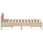 vidaXL Cadre de lit sans matelas 140x190 cm bois de pin massif