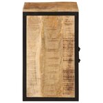 vidaXL Armoire de salle de bain 40x30x50cm bois massif manguier et fer