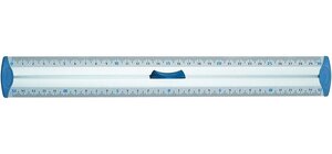 Règle plateTRIPLE Décimètre Aluminium Protect System avec poignée MAPED