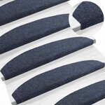 vidaXL Tapis d'escalier auto-adhésifs 15 pièces 80 x 24 5 x 3 5 cm