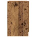 vidaXL Meuble Sous Évier Bois Ancien 40 x 37 x 59 cm Bois d'ingénierie