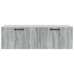 vidaXL Meuble TV mural Sonoma gris 98 x 41 x 30 cm Bois d'ingénierie