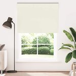 vidaXL Store enrouleur occultant blanc cassé 160x230 cm largeur tissu