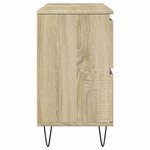vidaXL Armoire salle de bain chêne sonoma 80x33x60cm bois d'ingénierie