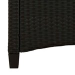 vidaXL Banc de jardin avec oreiller 105 x 60 x 112 cm acier