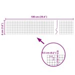 vidaXL Carreau de miroir mosaïque 12 Pièces Argent 100 x 4 cm Verre