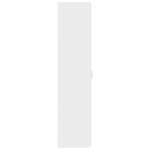 vidaXL Buffet haut blanc 30x42 5x185 cm bois d'ingénierie