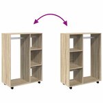 vidaXL Garde-robe Chêne sonoma 80x40x110 cm Bois d’ingénierie