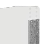 vidaXL Tête de lit Gris Sonoma 135 cm Bois d'ingénierie