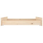 vidaXL Tiroirs de lit 2 Pièces bois de pin massif