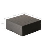 Purebox Black 200x200 85mm - Noir - X 5 - Falken