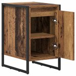 vidaXL Table de chevet 2 Pièces Bois Ancien 39 5 x 30 x 50 cm