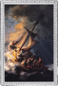 Monnaie STORM ON THE SEA OF GALILEE Rembrandt Catch Me If You Canvas 1 Oz Argent 5 Cedis Ghana 2026 (PRÉCOMMANDE)