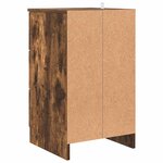 vidaXL Cabinet de chevet Chêne fumé 38 x 38 x 66 cm Bois d'ingénierie