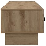 vidaXL Meuble TV Chêne artisanal 147 x 34 5 x 30 cm Bois d'ingénierie